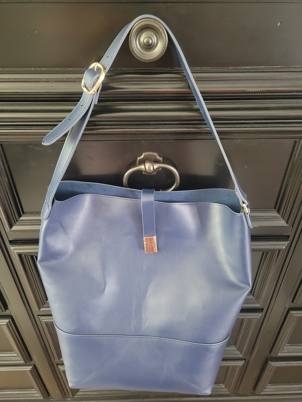 Old Navy Navy Blue Women's Shoulder Tote